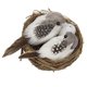 thumbnail image 1 of Adornos para césped con pájaros y nidos y huevos artificiales con plumas, 1 unidad, 1 of 4