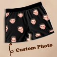 thumbnail image 7 of Valentines Mens Underwear Funny Wife Face Comfortable Underwear Shorts Valentines Day Underpants Black S, 7 of 7