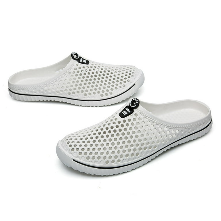 Mens white beach shoes hot sale