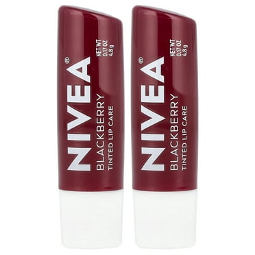 Nivea Tinted Lip Care, Blackberry, 2 Pack, 0.17 oz (4.8 g) Each