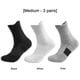thumbnail image 3 of 3 pares de calcetines deportivos para correr transpirables para hombres calcetines de entrenamiento atléticos antideslizantes, 3 of 8
