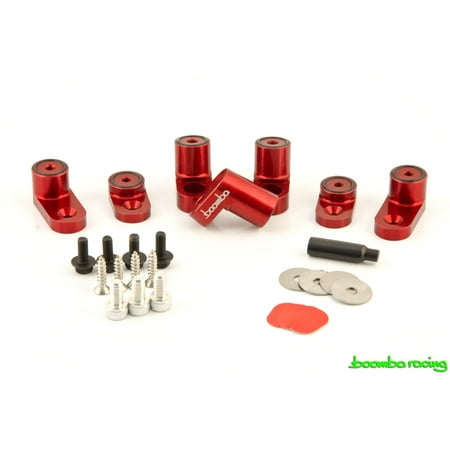 Boomba Racing WING RISER KIT RED for 2013+ Ford Focus (Ford Focus St Best Deals)