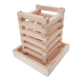 thumbnail image 3 of Alimentador de heno de conejo de madera, soporte de hierba para alimentación de alimentos, estante de heno para Chinchilla, conejillo de indias,, 3 of 9