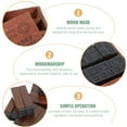 thumbnail image 3 of CTIRCHIU 1Set Multipurpose Wooden Stamp Kit English Letters Brown Wood for Scrapbook and Card Making, 3 of 7