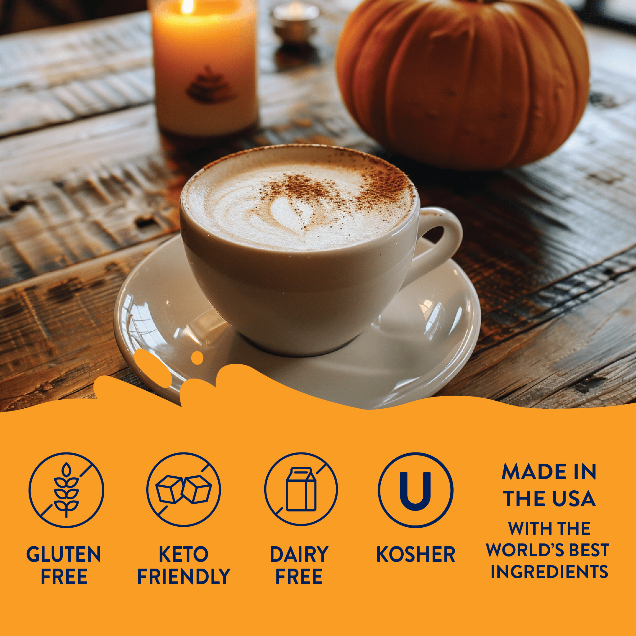 Jordan's Skinny Mixes Naturally Sweetened Pumpkin Spice Syrup, 375 mL