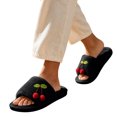 thumbnail image 6 of Wensltd Women Slide Slippers Soft Flat Sole Indoor Daily Slippers Wide Width For Bedroom Solid Color, 6 of 6