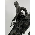 thumbnail image 6 of Frederic Remington Solid American Bronze Mountain Man Statue Sculpture baby size 11”H x 8.5”L x 4”W, 6 of 6