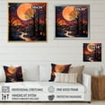 thumbnail image 4 of Designart "Harlem at Night Vibrant Renaissance Vibes II" Harlem Renaissance Floater Framed Canvas Wall Art, 4 of 7