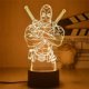 thumbnail image 3 of Figuras de acción de Disney Marvel Spiderman con luces LED nocturnas, modelo de Iron Man de Los Vengadores, lámpara 3D para niños, juguetes, regalo de cumpleaños para niños, 3 of 5