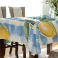 thumbnail image 5 of Yayeee Tablecloths 60" x 120" Rectangle Wrinkle Resistant Party Table Cover, Retro Lemon Leaves, 5 of 8