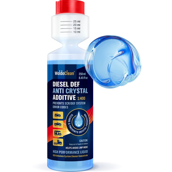 WoldoClean DEF Crystal Treatment Additive 8.45 oz - Diesel Exhaust Cleaner