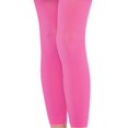 thumbnail image 1 of amscan 397287.103 Party Perfect Team Spirit Footless Adult Tights Accessory, Pink, One Size, 1 of 1