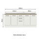 thumbnail image 3 of Kit Gabinete Bajo Almacenamiento Garaje Madesa 200cm, 3 of 5