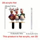 thumbnail image 3 of Seyotauo Christmas Chicken Outdoor Decorations, 2D Flat Christmas Yard Sign with Stakes, Chicken Animal Garden Stakes Yard Art for Ground Yard Lawn Porch Sidewalk Xmas Winter Holiday Decorations, 3 of 5