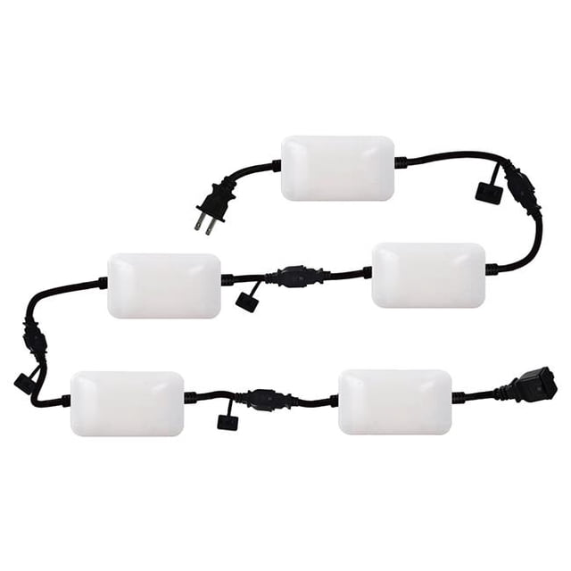 GT-421CP Guirlande Lumineuse Réglable 5 Têtes LED 50 Pieds 7500 Lumens