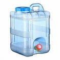 thumbnail image 3 of Water Bottle 2.6 Gallon Portable Water Containers with Handle Large Capacity Water Jug Large Reusable Motivational Jug for Camping Outdoor Sports Travel, 3 of 7