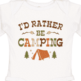 thumbnail image 4 of Inktastic Rather Be Camping T1 Boys or Girls Long Sleeve Baby Bodysuit, 4 of 5