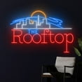 thumbnail image 3 of Handmadetneonsign The Rooftop Neon Sign, The Rooftop Wall Art Decor, Rooftop Restaurant Wall Decor, 3 of 5