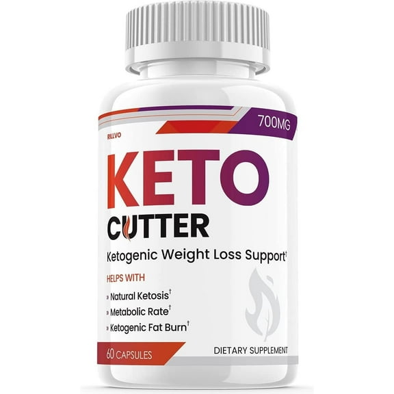 Keto Cutter Advanced Ketogenic Pills Weight Loss 60 Capsules