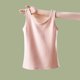 thumbnail image 1 of Ropa interior térmica para mujer, color sólido, cuello redondo, rayas, con base de terciopelo grueso, cubrecopas, pijama de poliéster para mujer, 1 of 6