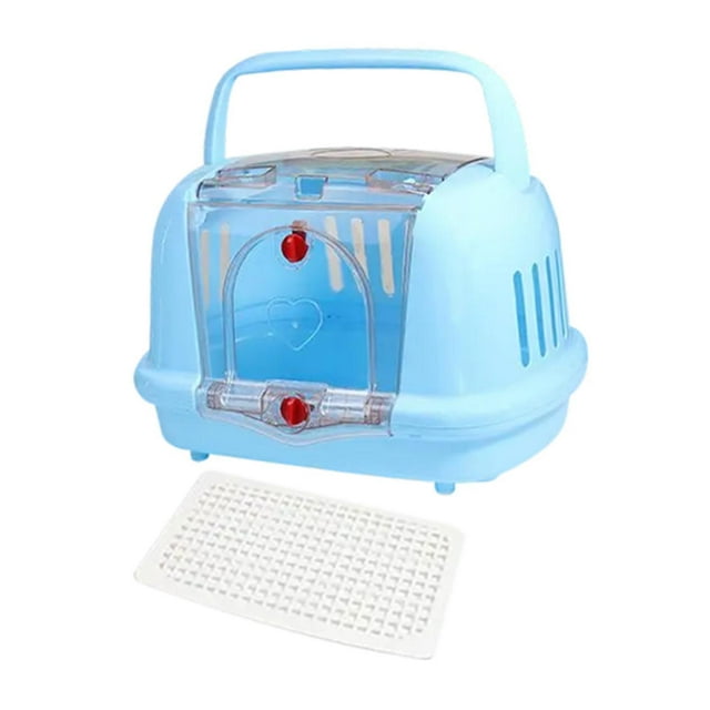 Perros cajas para perros gato de gato transpirable suministros de mascotas resistentes de viaje transportista de mascotas para perros aerolínea Azul
