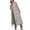 Beige, variant on ICHUANYI Womans Winter Fashion Vests Coats Lengthened Thickened Solid Sleeveless Cotton Padded Jackets