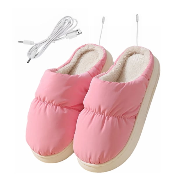 Zapatillas con calefacción USB de temperatura constante de 50 grados