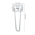 thumbnail image 2 of WHAMVOX  4 Pcs Aluminum Foldable Table Legs High Hardness Silver, 2 of 8