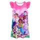 thumbnail image 2 of Vestido de princesa para niñas pequeñas, vestido de cuello redondo con mangas cortas y volantes, vestido de niña para usar en casa, camisón, 2 of 7