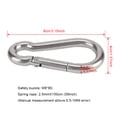 thumbnail image 2 of Riwesomey Cable Car Lock Safety 8x80mm Accesorio portátil duradero Cables Cerraduras Piezas de autos convenientes Tractor Tracción RVs Accesorios para vehículos recreativos Naranja Riwesomey VI018576-02, 2 of 6