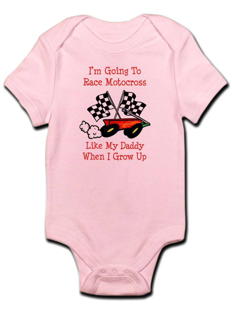 9-12 mth Danni Rose Shhh.Im Watching Motorbike Racing with My Daddy Baby Vest Bodysuit boy Girl