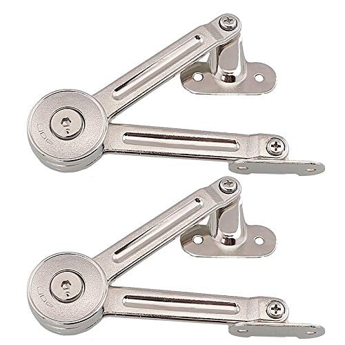 Photo 1 of 2 Packs Upgraded Qrity Cabinet Cupborad Furniture Door Lift Stay Support Hinge Damper - Support Up to 20KG - Opening Angle 75/90/110 - Come with Hex Key