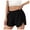 Z07-Black, variant on TOWED22 Shorts for Women Casual Summer,Womens 2023 Casual Summer Ruffle Elastic High Waisted Smocked Shorts Pants Black,S
