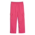 thumbnail image 5 of KEXE Cargo Pants For Girls Uniform Pants For Girls Girls Cargo Pants Wide Leg Streetwear Kids Pants With Pockets Trendy Jogger Trousers 8-9 Years, 5 of 7