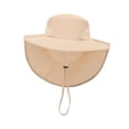 thumbnail image 2 of Sombrero de tapa ancha de ancha adultos portátiles portátiles hombres mujeres sombrero Caqui, 2 of 8