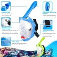 thumbnail image 3 of Máscara de esnórquel integral para niños Snorkeling Gear Zipoute, paquete de 2, 3 of 7