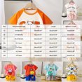 thumbnail image 3 of UAYOTSE Cartoon Graphic Tshirt Shorts Summer Cotton Two‑piece Set Toddler Boys Girls Casual Daily Clothes Size 5-6 Years, 3 of 4