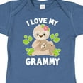 thumbnail image 4 of Inktastic Cute Sloth I Love My Grammy with Green Leaves Boys or Girls Baby Bodysuit, 4 of 5