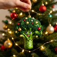 thumbnail image 4 of 2026 Christmas Indoor Home Decor 2D Acrylic Christmas Tree Ornaments Friendship Themed Flat Hanging Decor Cute Festive Acrylic Pendant For Car Interior Christmas Tree Home Wall Window Holiday, 4 of 8