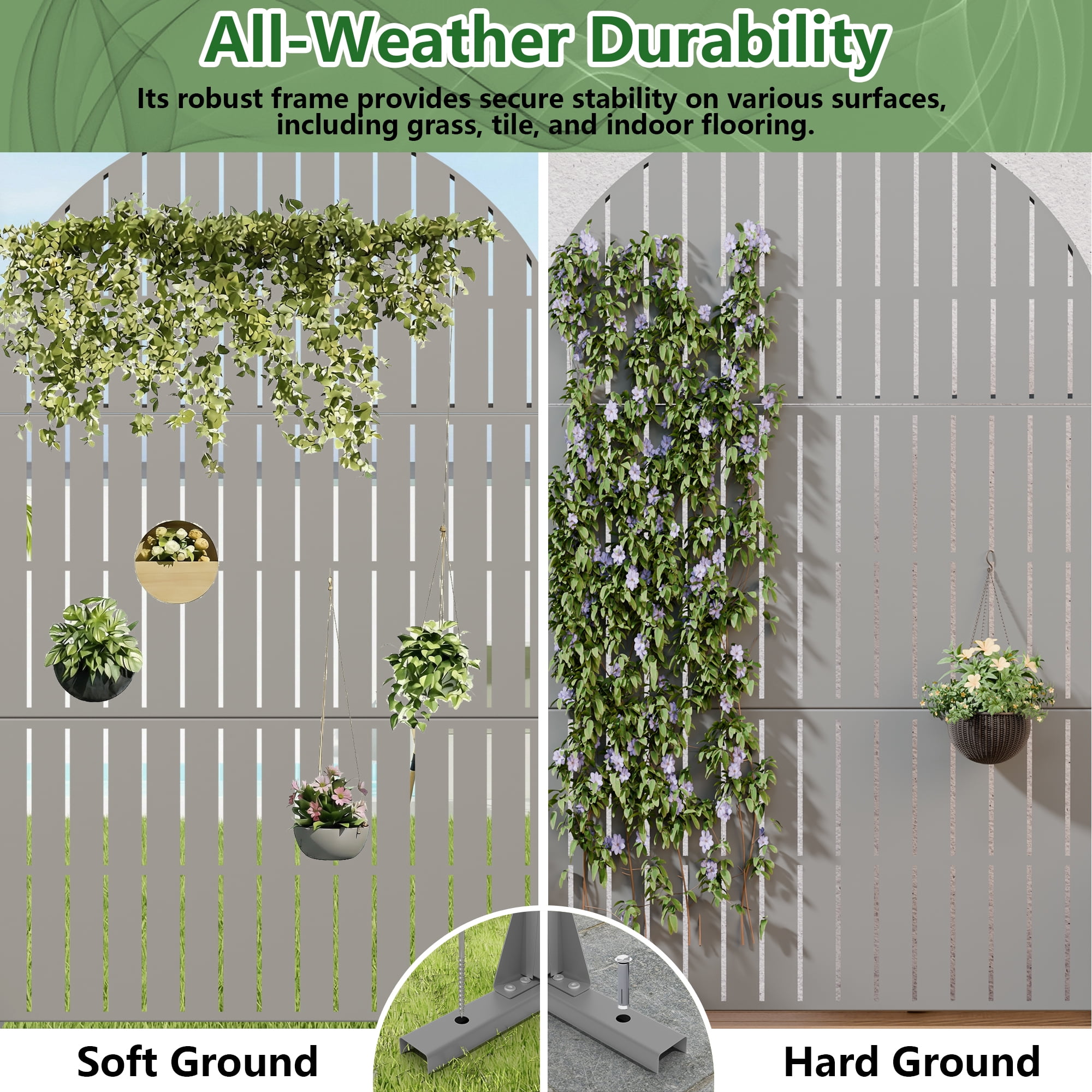 Privacy Metal Screen Fence Panel