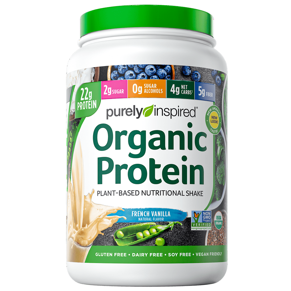 Purely Inspired Organic Plant Protein Powder, French Vanilla, 22g