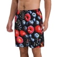 thumbnail image 2 of Fotbe Variety Of Fruits And Berries Trajes de Baño Estampados para Hombre, Shorts de Verano de Secado Rápido, Ropa de Playa, Bañadores-Large, 2 of 6