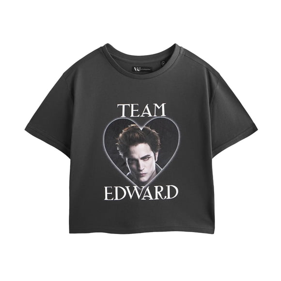 Twilight Womens Edward Team Crop T-Shirt