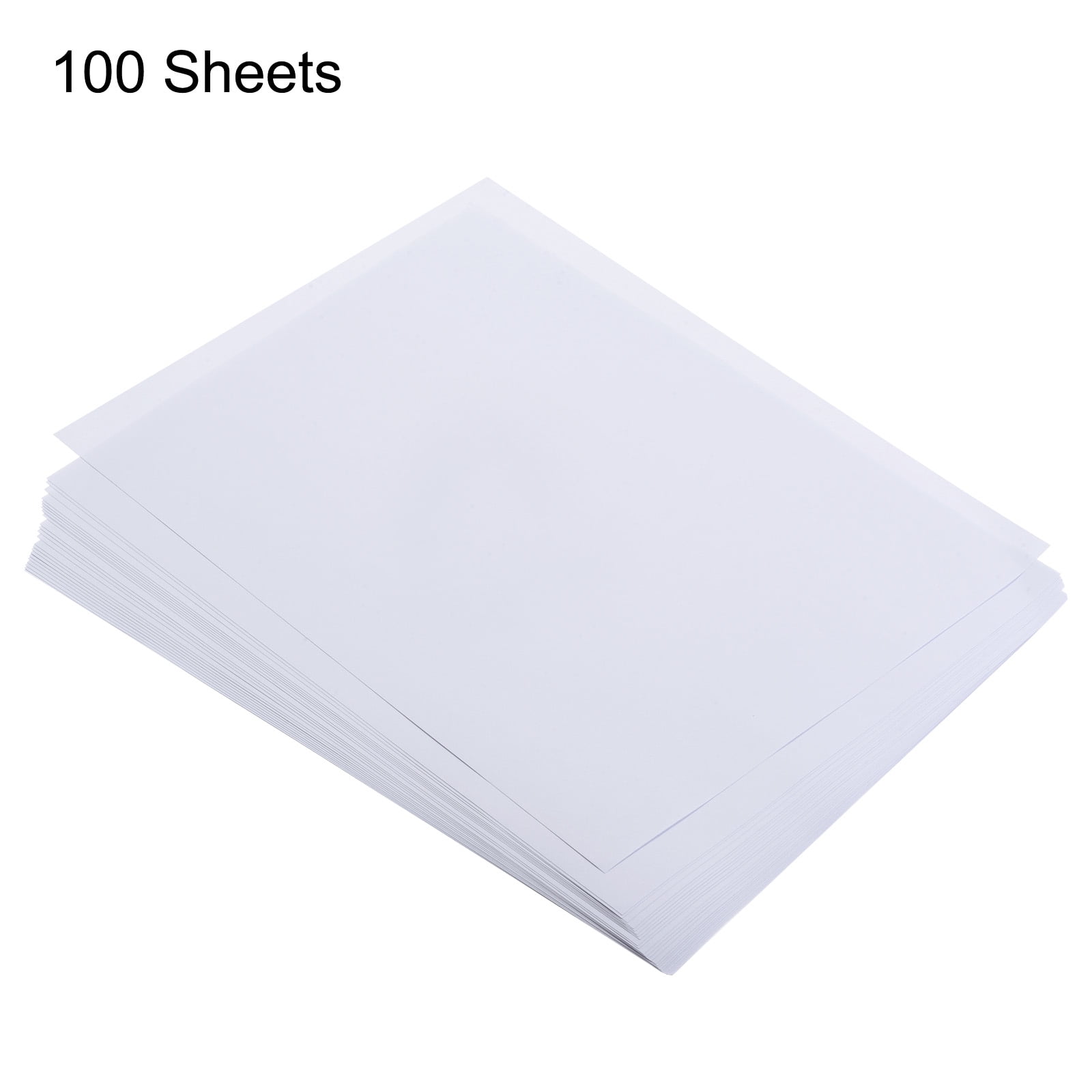 Uxcell Colored Cardstock White 17.6 lb 11.7 x 8.3 inch for Art Crafts, Office Printing 100 Sheets