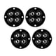 thumbnail image 3 of Ruedas giratorias DYNWAVEMX 4x Ruedas universales 360 grados Mini ruedas giratorias acero negro, 3 of 8