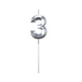 thumbnail image 1 of Bougies d'Anniversaire Allongées Grande Bougie Chiffre Multicolore Design 3D Décoration de Dessus de Gâteau pour Toute Célébration Bougeoir Loup Bougeoirs pour Chandeliers Ensemble de Bougeoirs en Métal Bougie en Céramique, 1 of 4