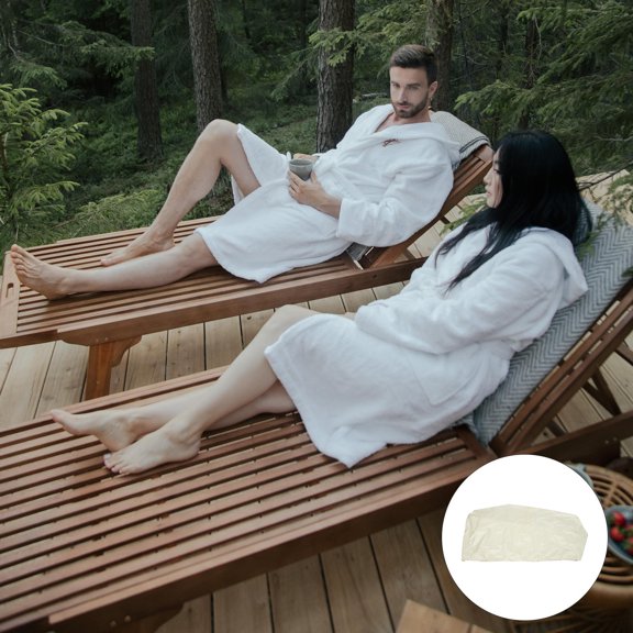 ETEREAUTY Garden Deck Chair Cover, Tear Resistant Portable Outdoor Furniture Protector