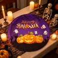 thumbnail image 6 of Under 5 Halloween Party Tableware Set Disposable Paper 7in 9in Plates Cups Napkins Pumpkin Ghost Designs Sturdy & Complete for Halloween Party Decorations Halloween Party Supplies by MPOISVA, 6 of 7