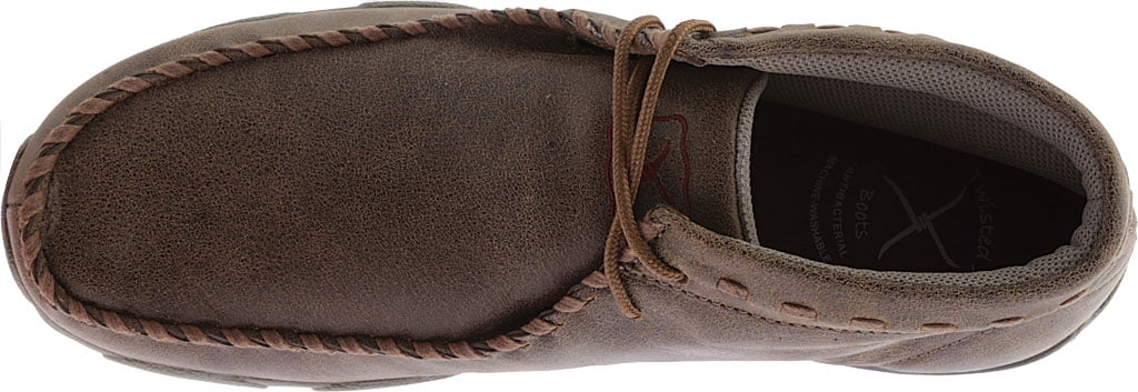 Men's Twisted X MDM0049 Driving Moc Bomber/Taupe Leather W