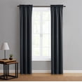 thumbnail image 4 of Mainstays Blackout Curtain Panel Pair, Set of 2, Greystone, 30"W x 84"L, 4 of 6